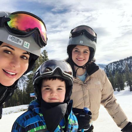 Ronan Beason with his mother, Catherine and sister, Gemma Beason